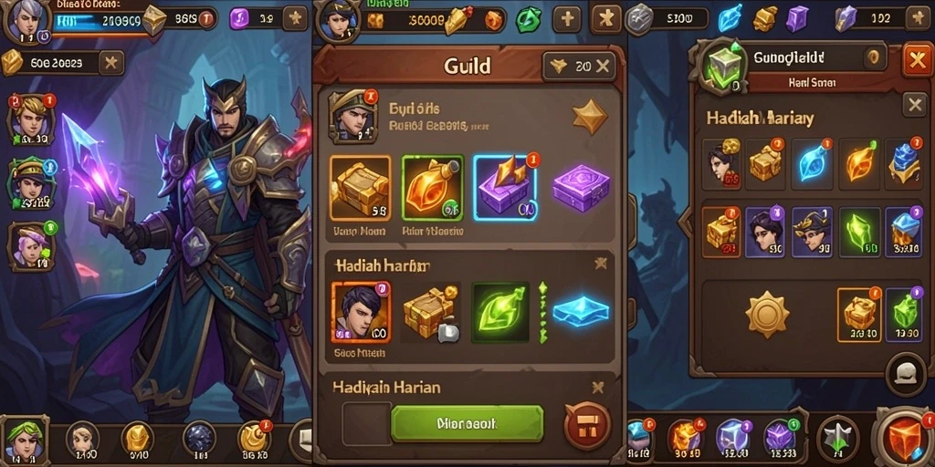Screenshot menampilkan karakter utama menjelajahi pemandangan indah.