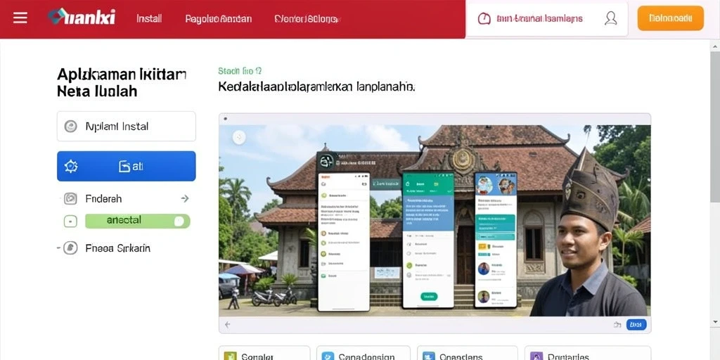 Tampilan menawan dari antarmuka JET77 yang interaktif.