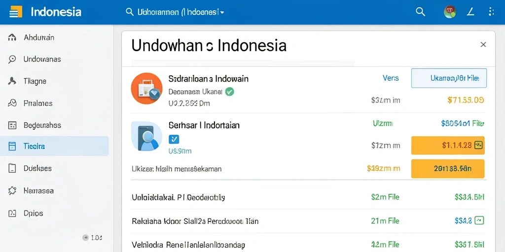 Tampilan antarmuka yang mudah digunakan.