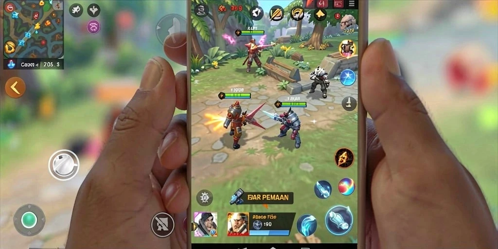 Screenshot menampilkan berbagai pilihan permainan yang menarik.