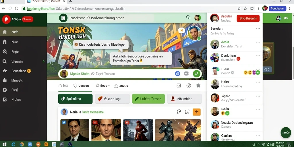 Tampilan antarmuka yang user-friendly.