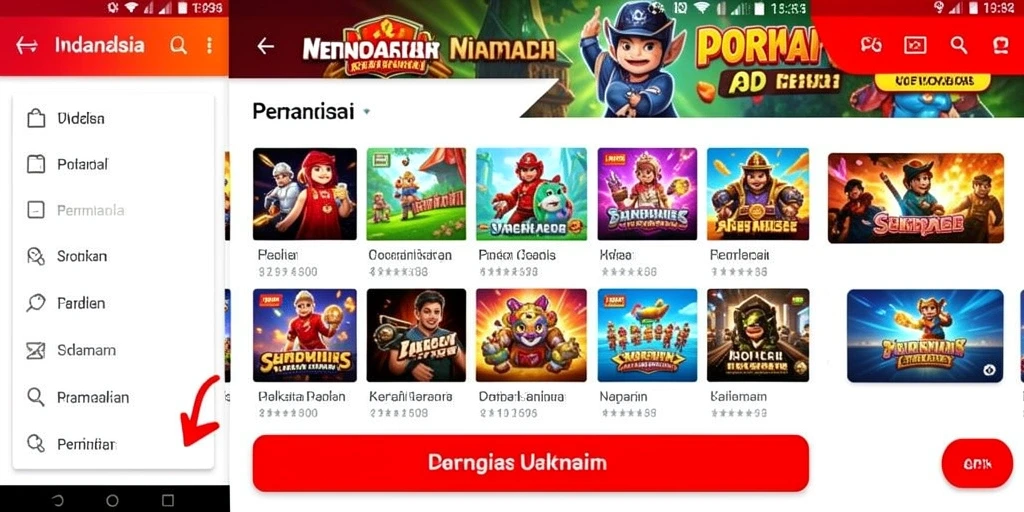 Tampilan antarmuka yang ramah pengguna.