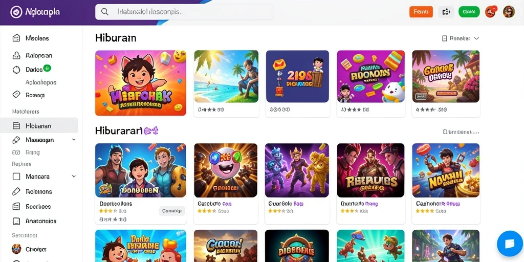 Tampilan antarmuka yang menarik dan user-friendly.