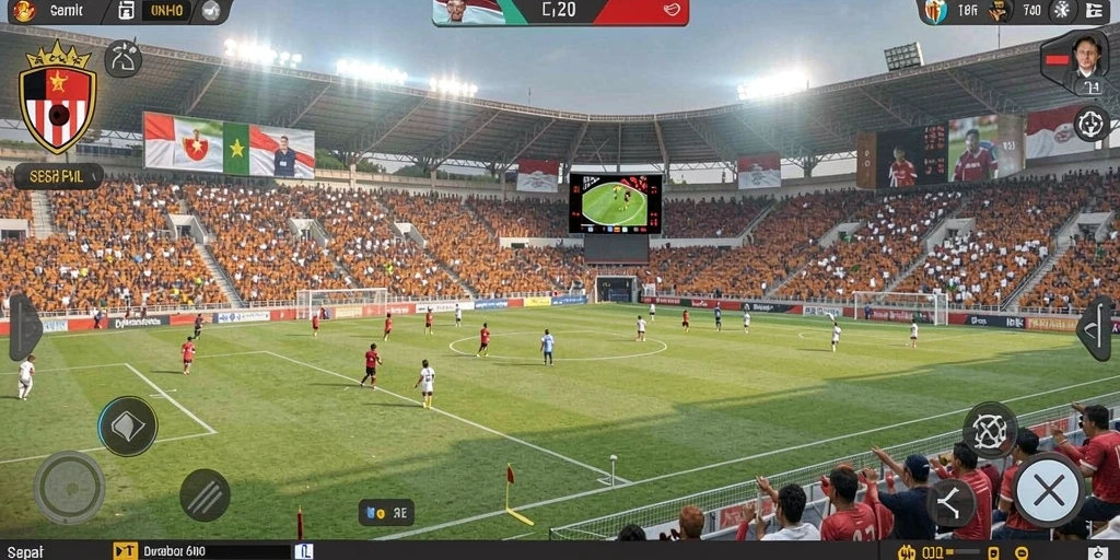 Tampilan grafis yang menarik dan modern.
