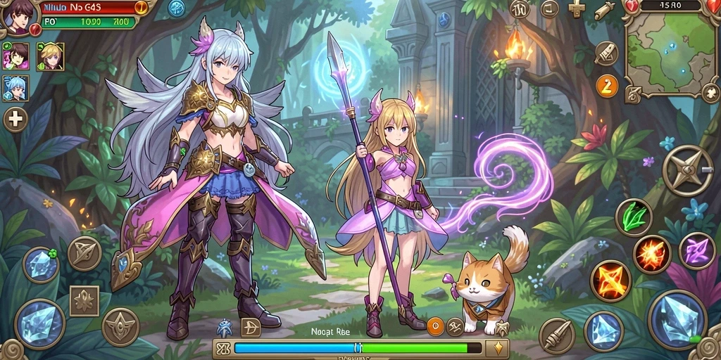 Screenshot menampilkan gameplay yang seru dan dinamis.