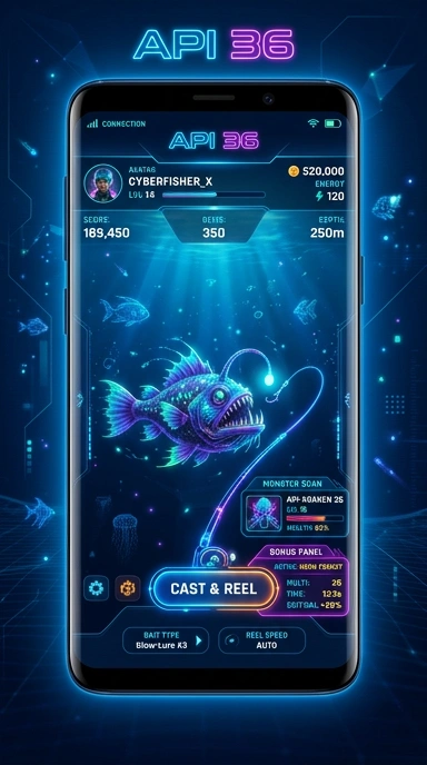Cuplikan layar menu unduhan api36 untuk perangkat Android